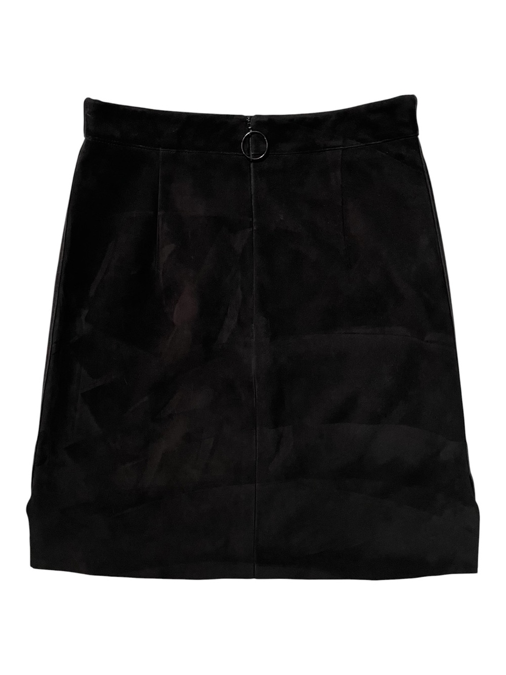AKRIS PUNTO Black Lamb Suede Pencil Skirt US 4 Small - Picture 4 of 11